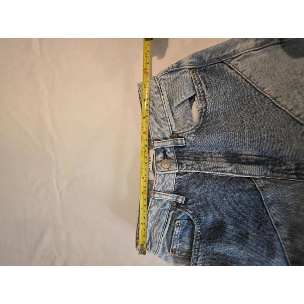 Women's Patchwork Straight Leg Jeans by Jacques - Picture 2 of 6
